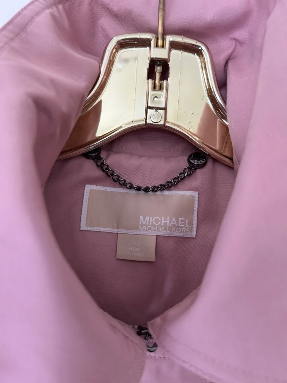 Michael Kors Trench Coat, Womens XL, Pink NWOT